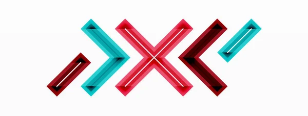 Minimální Geometrická Šablona Pozadí Křížové Čáry Design Pro Tapety Banner — Stockový vektor