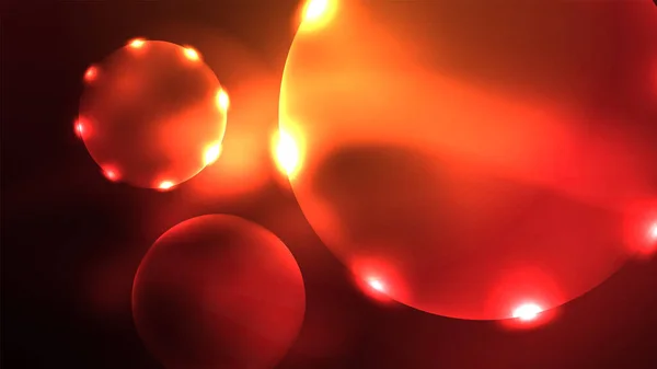 Circles Kirkas Neon Kiiltävä Valo Vaikutuksia Abstrakti Tausta Taustakuva Suunnittelu — vektorikuva
