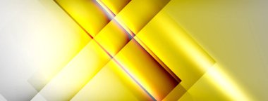 Light and shadow squares and lines abstract background