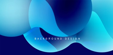 Bright abstract background glossy shiny circle and sphere composition. Minimalist geometric vector Illustration For Wallpaper, Banner, Background, Card