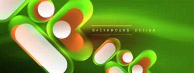 Neon dairesi soyut arkaplan. Duvar kağıdı, afiş, sunum, arkaplan şablonu