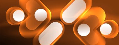 Neon dairesi soyut arkaplan. Duvar kağıdı, afiş, sunum, arkaplan şablonu