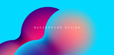 Colorful bubble abstract background with shadow effects. Minimalist geometric vector Illustration For Wallpaper, Banner, Background, Card, Book Illustration, landing page