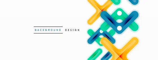 Minimal Geometric Background Cross Line Design Wallpaper Banner Background Landing — Stock Vector