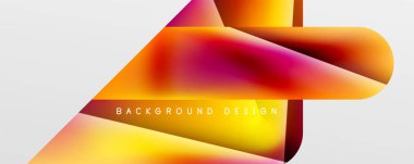 Triangle fluid color gradient abstract background. Vector Illustration For Wallpaper, Banner, Background, Card, Book Illustration, landing page