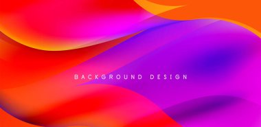 Soyut zarif akış şekilleri arka plan, akışkan gradyan renkler. Kapaklar, şablonlar, el ilanları, afişler, broşürler, afişler için şablon