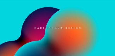 Colorful bubble abstract background with shadow effects. Minimalist geometric vector Illustration For Wallpaper, Banner, Background, Card, Book Illustration, landing page