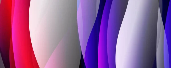 Абстрактный Фон Модный Простой Цвет Жидкости Градиентных Волн Векторная Иллюстрация — стоковый вектор
