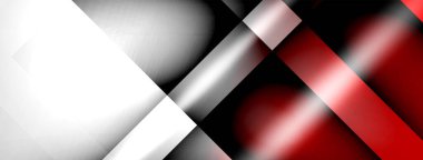 Abstract lines geometric techno background layout