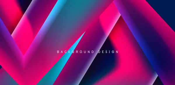 Fond Abstrait Vecteur Triangle Futuriste Avec Des Gradients Fluides Colorés — Image vectorielle