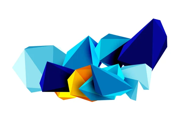 Ein Stilvoller Und Moderner Abstrakter Hintergrund Mit Geometrischen Formen Aus — Stockvektor