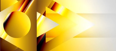 Triangle abstract background with shiny and glossy effects. Vector Illustration For Wallpaper, Banner, Background, Card, Book Illustration, landing page