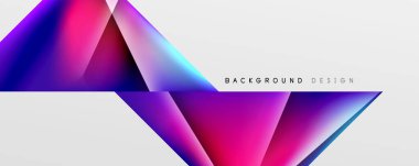Triangle fluid color gradient abstract background. Vector Illustration For Wallpaper, Banner, Background, Card, Book Illustration, landing page