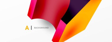 Soyut arkaplan - 3 boyutlu soyut şekil. Yapay zeka teknolojisi, engelleme zinciri, iletişim için duvar kağıdı, 5G, bilim, iş