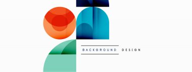 Enigmatik Çemberler - Büyüleyici Vektör Geometrik Arkaplan Büyüleyici Çember Elementlerinin Büyüleyici Bileşimi Açılıyor