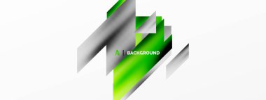 Modern trend minimalist soyut arka plan. Geometrik desen tasarımı, 3 boyutlu ve gölge efektleri. Vektör İllüstrasyonu