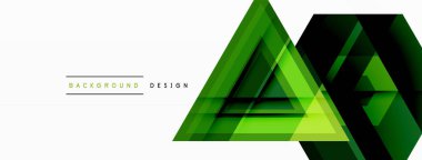 Soyut vektör tasarımı üçgenleri, altıgenleri ve daireleri harmanlayarak geometrik şekillerin uyumlu bir bileşimini oluşturur.