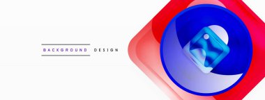 Soyut arkaplan tasarımı titizlikle hazırlanmış vektör bileşiminde parlak cam geometrik şekiller sergiliyor.