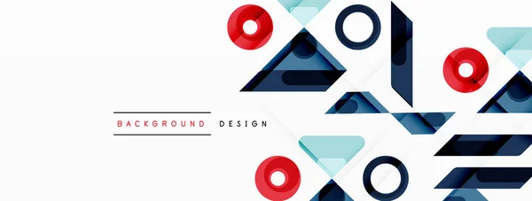 Circle Minimal Abstract Background Design Wallpaper Banner Background Landing Page — Stock Vector