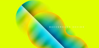 Colorful bubble abstract background with shadow effects. Minimalist geometric vector Illustration For Wallpaper, Banner, Background, Card, Book Illustration, landing page