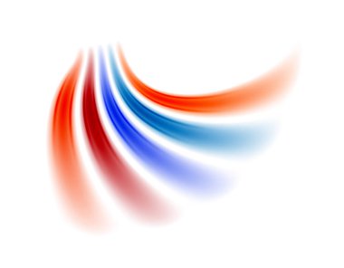 Herhangi bir projeye renk katmak için mükemmel, dinamik bir kompozisyonda düzenlenmiş gökkuşağı renkli çizgileri içeren canlı ve oyuncu bir tasarım.