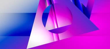 Triangle abstract background with shiny and glossy effects. Vector Illustration For Wallpaper, Banner, Background, Card, Book Illustration, landing page