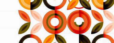 Renkli çemberler soyut arkaplan. Duvar kağıdı, afiş, arkaplan, iniş sayfası, duvar resimleri, davetiyeler, posterler için yüksek teknoloji tasarımı