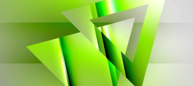 Triangle abstract background with shiny and glossy effects. Vector Illustration For Wallpaper, Banner, Background, Card, Book Illustration, landing page