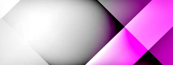 Light Geometric Abstract Background Lines Circles — Stock vektor