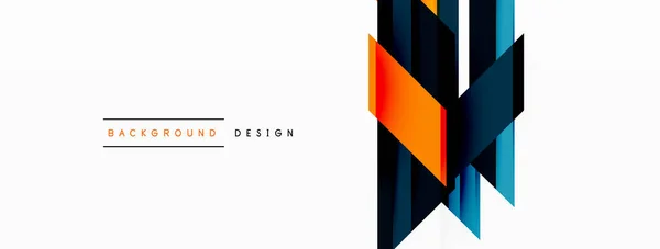 Visually Striking Background Design Featuring Dynamic Geometric Lines Arrows Captivating — Stock Vector