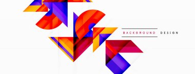 Görsel olarak büyüleyici arka plan tasarımı dinamik geometrik çizgiler, üçgenler ve kareler gösteriyor. Bu kompozisyon hassasiyet ve hareketi harmanlayarak modern bir estetik ile etkileşimli bir grafik oluşturur.