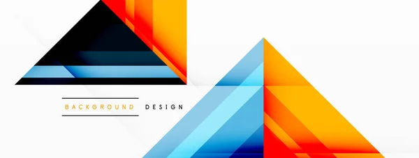 Optisch Fesselndes Hintergrunddesign Mit Dynamischen Geometrischen Linien Dreiecken Und Quadraten — Stockvektor