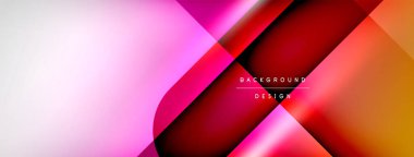 Vector abstract line background with glowing effects and shadows. Vector Illustration For Wallpaper, Banner, Background, Card, Book Illustration, landing page