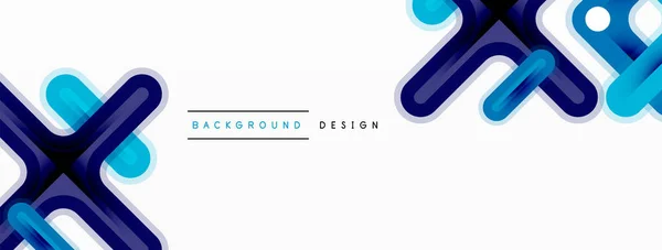 Minimal Geometric Background Cross Line Design Wallpaper Banner Background Landing — Stock Vector