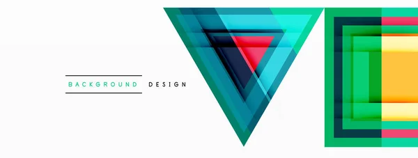 Diseño Abstracto Vectores Combina Triángulos Hexágonos Círculos Creando Una Composición — Archivo Imágenes Vectoriales