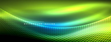 Neon ışıklı çizgi vektörleri: canlı renkler, parlak çizgiler. Neon tabelalardan esinlenerek büyüleyici bir tasarım. Web siteleri, reklamlar ve daha fazlası için elektrik enerjisi