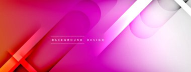 Soyut arkaplan - geometrik bileşim ışık ve gölgelerle oluşturuldu. Teknoloji veya iş dijital şablonu