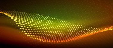 Pürüzsüz bir neon dalgası içeren parlak ve şık bir tasarım. Karanlık bir arkaplanda parlıyor. Her projeye modern ve keskin bir dokunuş eklemek için mükemmel.