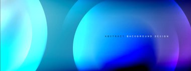 Renk eğimli gölgeler ve ışık efektleri arka planı. Lens ve daire tasarımı. Dinamik düz gölge çizgisi etkisi olan basit akışkan renk gradyanı soyut arkaplan