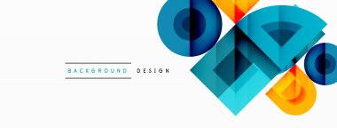 Enigmatik Çemberler - Büyüleyici Vektör Geometrik Arkaplan Büyüleyici Çember Elementlerinin Büyüleyici Bileşimi Açılıyor