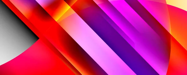 トレンドシンプルな流体色グラデーションの抽象的な背景とダイナミックライン効果 ベクトルイラスト壁紙 バナー カード ブックイラスト ランディングページ — ストックベクタ
