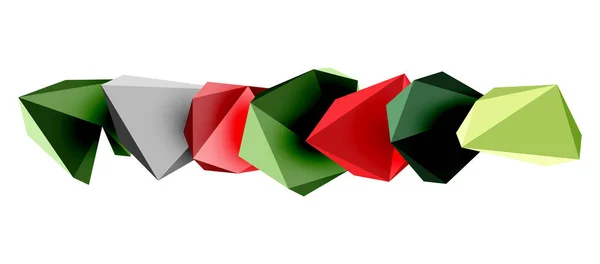 Baixo Poli Elementos Design Triângulo —  Vetores de Stock