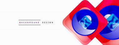 Soyut arkaplan tasarımı titizlikle hazırlanmış vektör bileşiminde parlak cam geometrik şekiller sergiliyor.