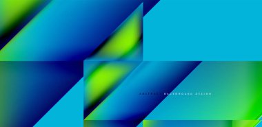 Akışkan gradyan renklerle dinamik üçgen tasarımı soyut arkaplan