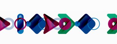 Soyut üçgenler ve en küçük geometrik arkaplan