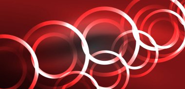 Neon lazer hatları, daire dalgaları soyut arkaplan. Neon ışığı ya da lazer gösterisi, elektrik akımı, güç hatları, tekno kuantum enerji dürtüsü, parlayan sihirli dinamik çizgiler.