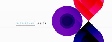 Enigmatik Çemberler - Büyüleyici Vektör Geometrik Arkaplan Büyüleyici Çember Elementlerinin Büyüleyici Bileşimi Açılıyor