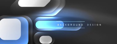 Parlayan neon geometrik elementler soyut arkaplan. Neon ışığı ya da lazer gösterisi, elektrik akımı, güç hatları, tekno kuantum enerji dürtüsü, parlayan sihirli dinamik çizgiler.