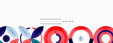 Renkli çemberler soyut arkaplan. Duvar kağıdı, afiş, arkaplan, iniş sayfası, duvar resimleri, davetiyeler, posterler için yüksek teknoloji tasarımı