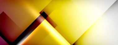 Light and shadow squares and lines abstract background